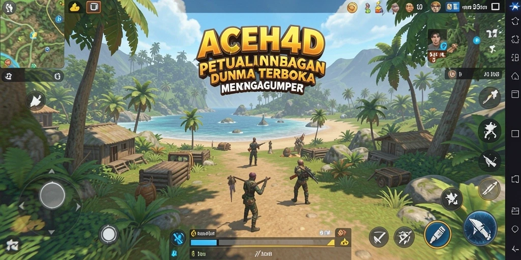 Tangkapan layar gameplay ACEH4D menampilkan keindahan dunia terbuka.