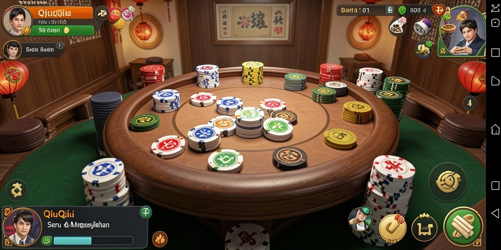 Tampilan seru dari gameplay BARU01 QiuQiu yang menarik.