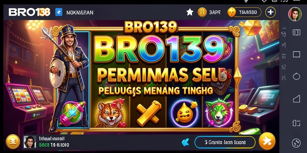 Tampilan menarik gameplay Slot BRO138 dengan fitur bonus yang seru.
