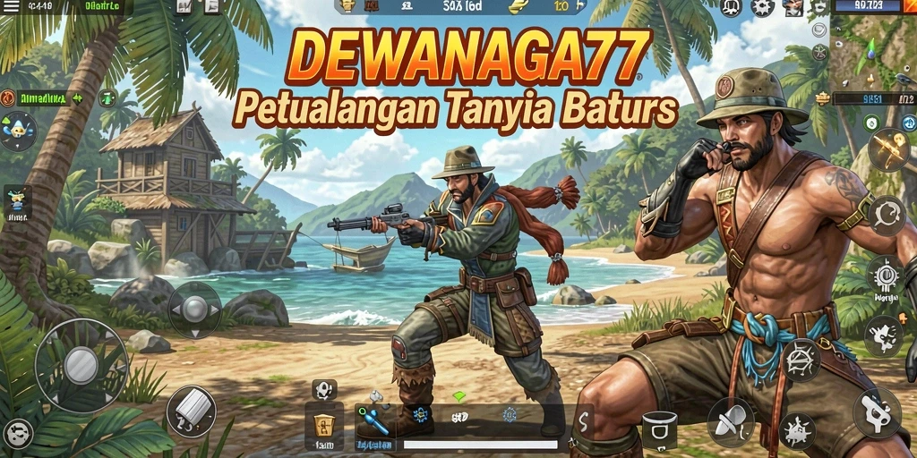 Tangkapan layar DEWANAGA77 menampilkan aksi seru dalam dunia terbuka.