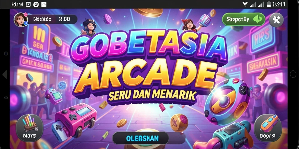 Tampilan menarik dari gameplay GOBETASIA yang seru dan menantang.