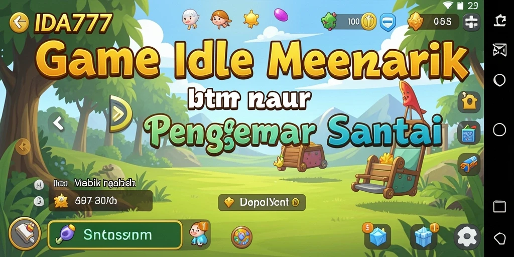 Tampilan seru gameplay IDA777 yang menenangkan.