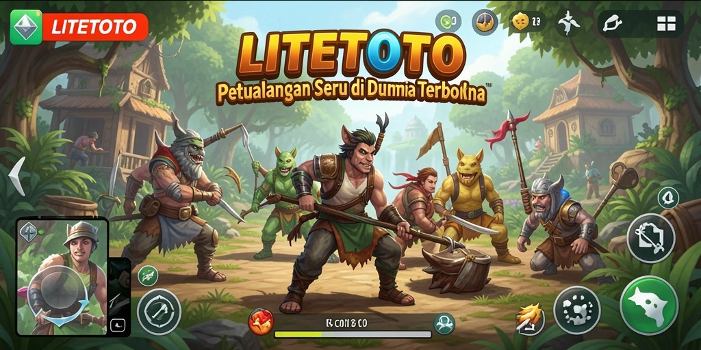 Gameplay memukau dunia terbuka LITETOTO yang menakjubkan.