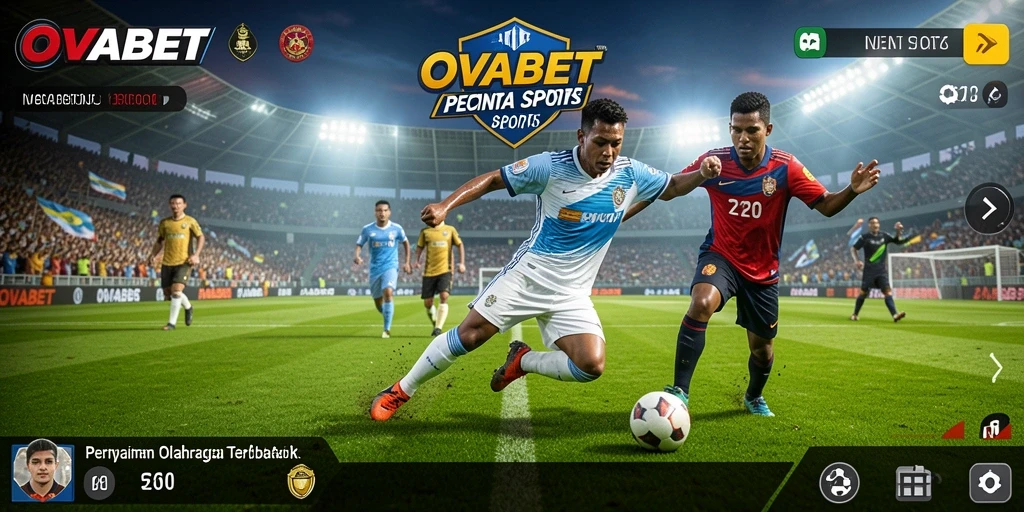 Tampilan permainan olahraga yang menarik dan mendebarkan di OVABET.