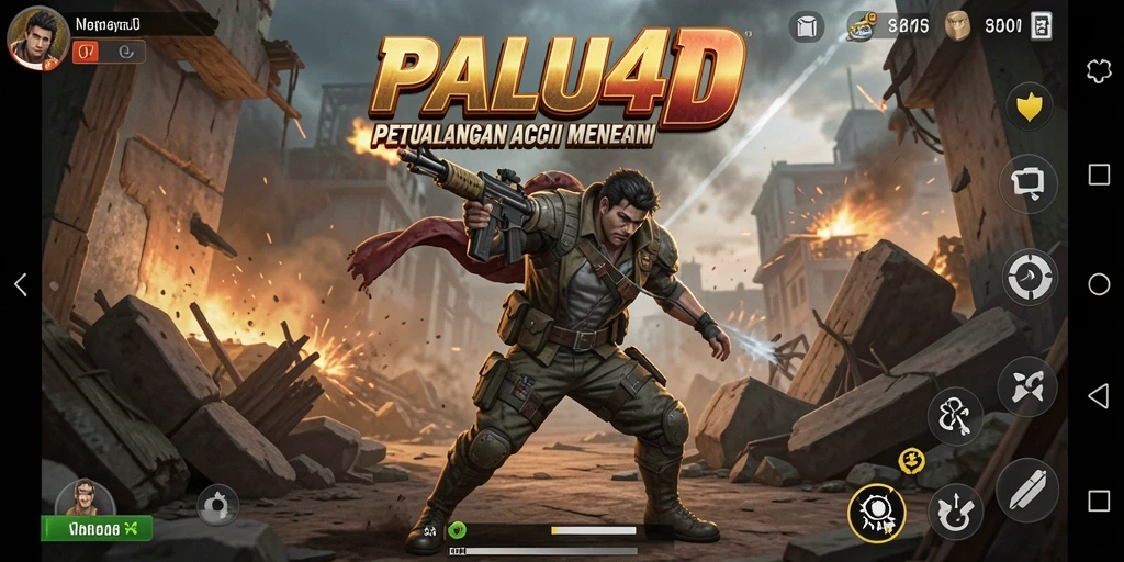 Screenshot dari gameplay PALU4D menampilkan aksi seru dan menegangkan.