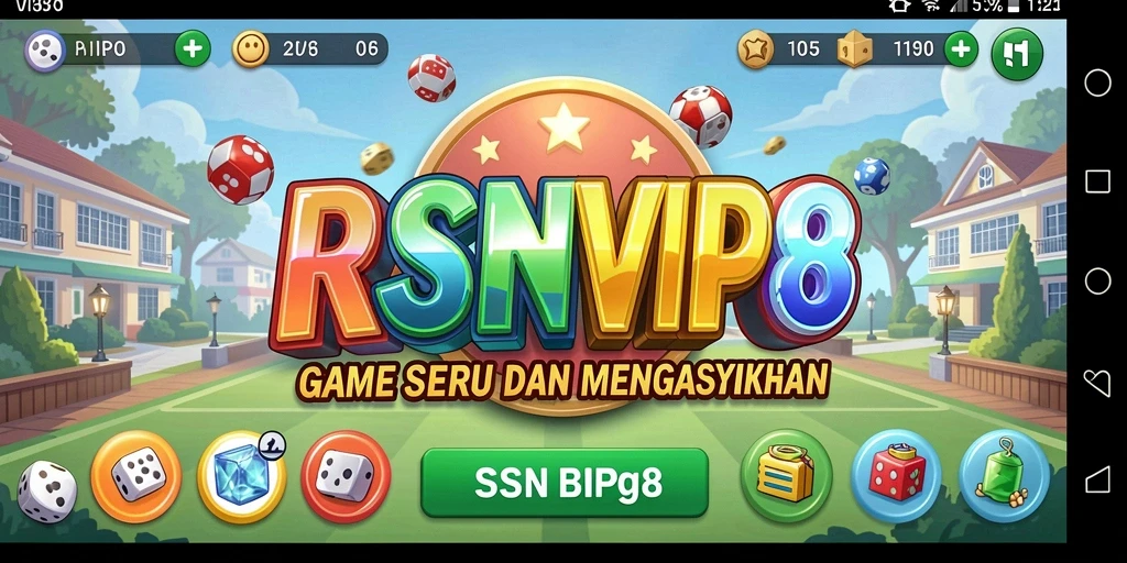 Tampilan gameplay Bingo yang seru di RSNVIP8.