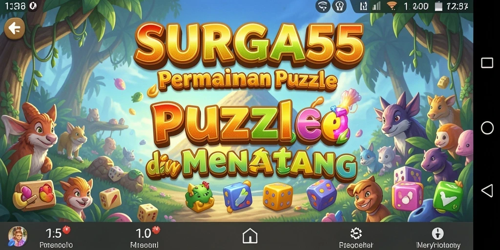 Screenshot gameplay <strong>SURGA55</strong> yang menampilkan berbagai teka-teki menarik.