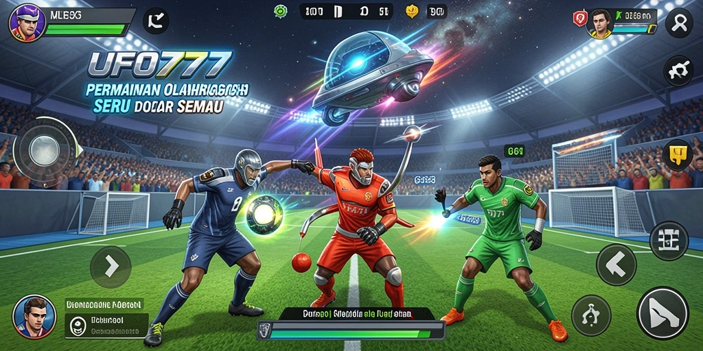 Tampilan gameplay yang menampilkan aksi olahraga dalam <strong>UFO777</strong>.