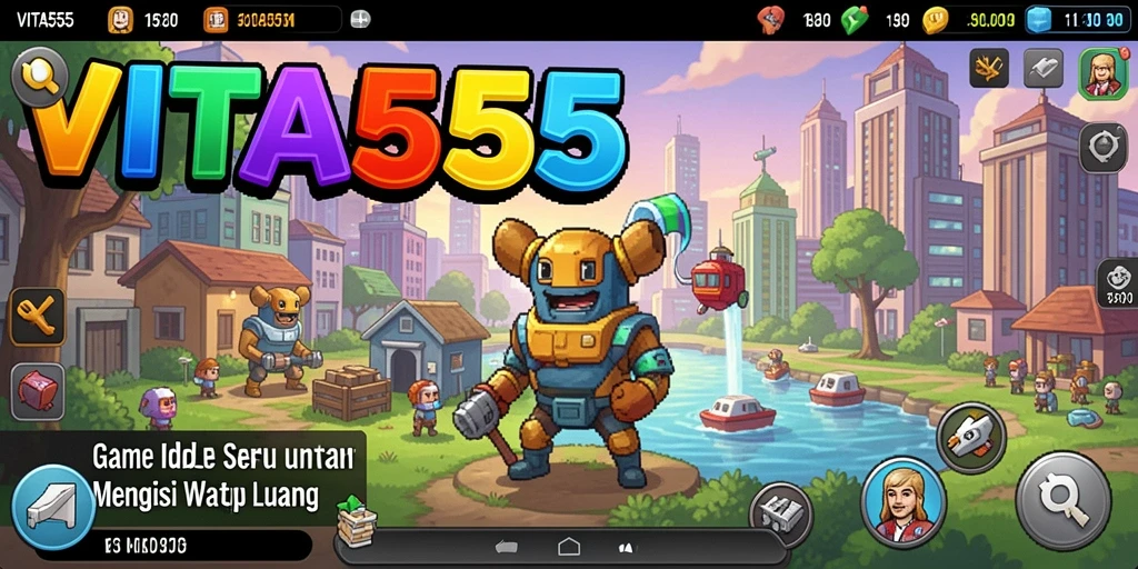 Tampilan gameplay VITA555 yang menawan dan penuh warna.