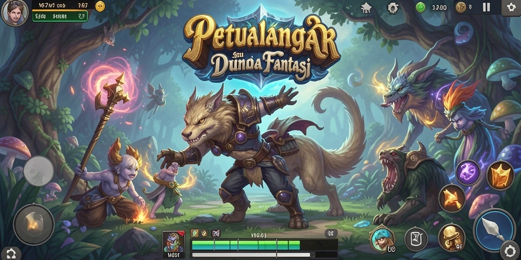 Screenshot gameplay W67 menampilkan aksi seru dalam petualangan.